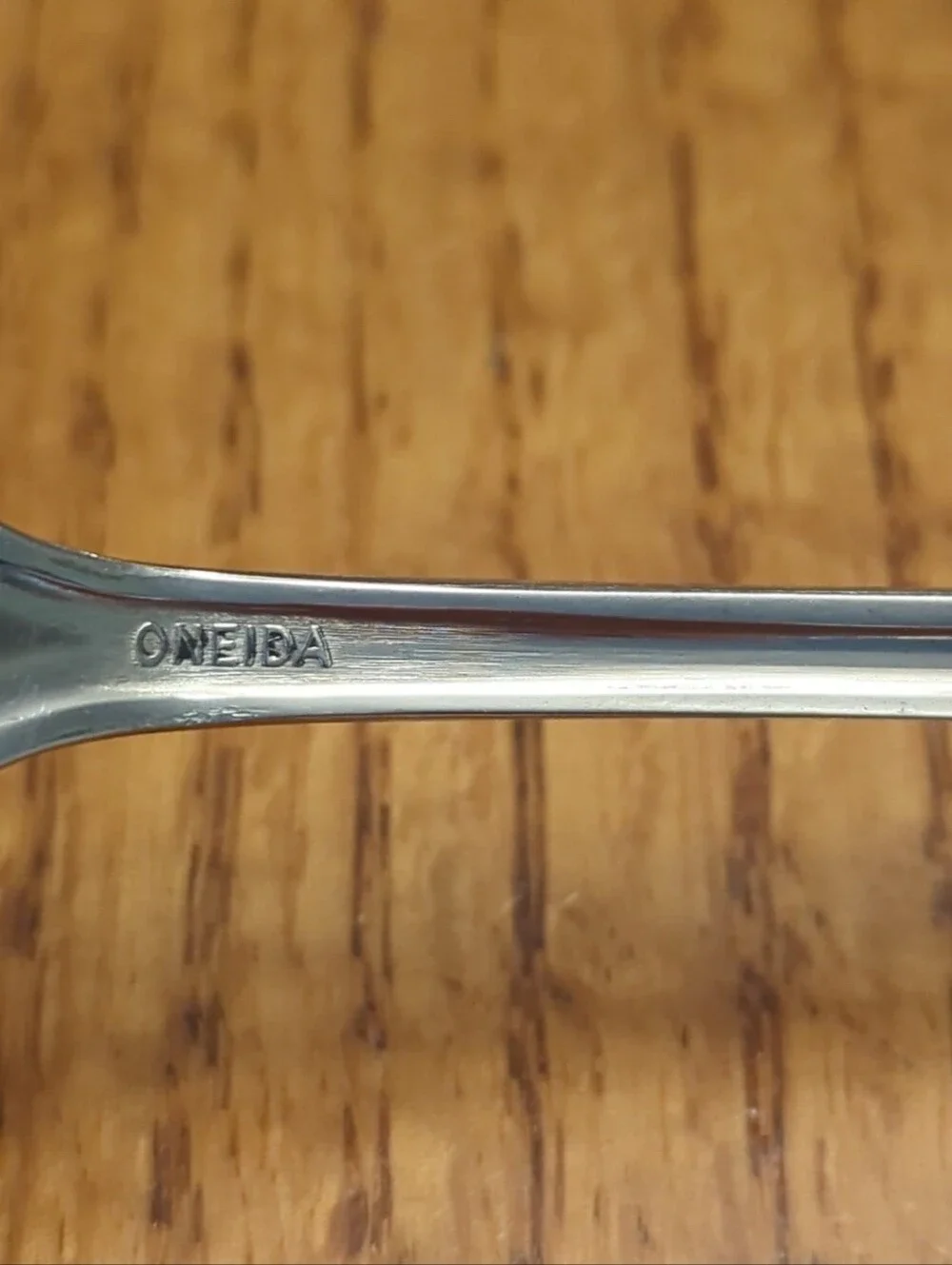 Oneida Bancroft  Stainless- 2 - Medium Cold Meat Forks & Sugar Shell Spoon